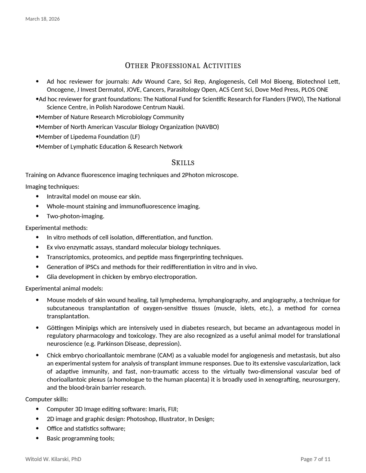 CV page 7