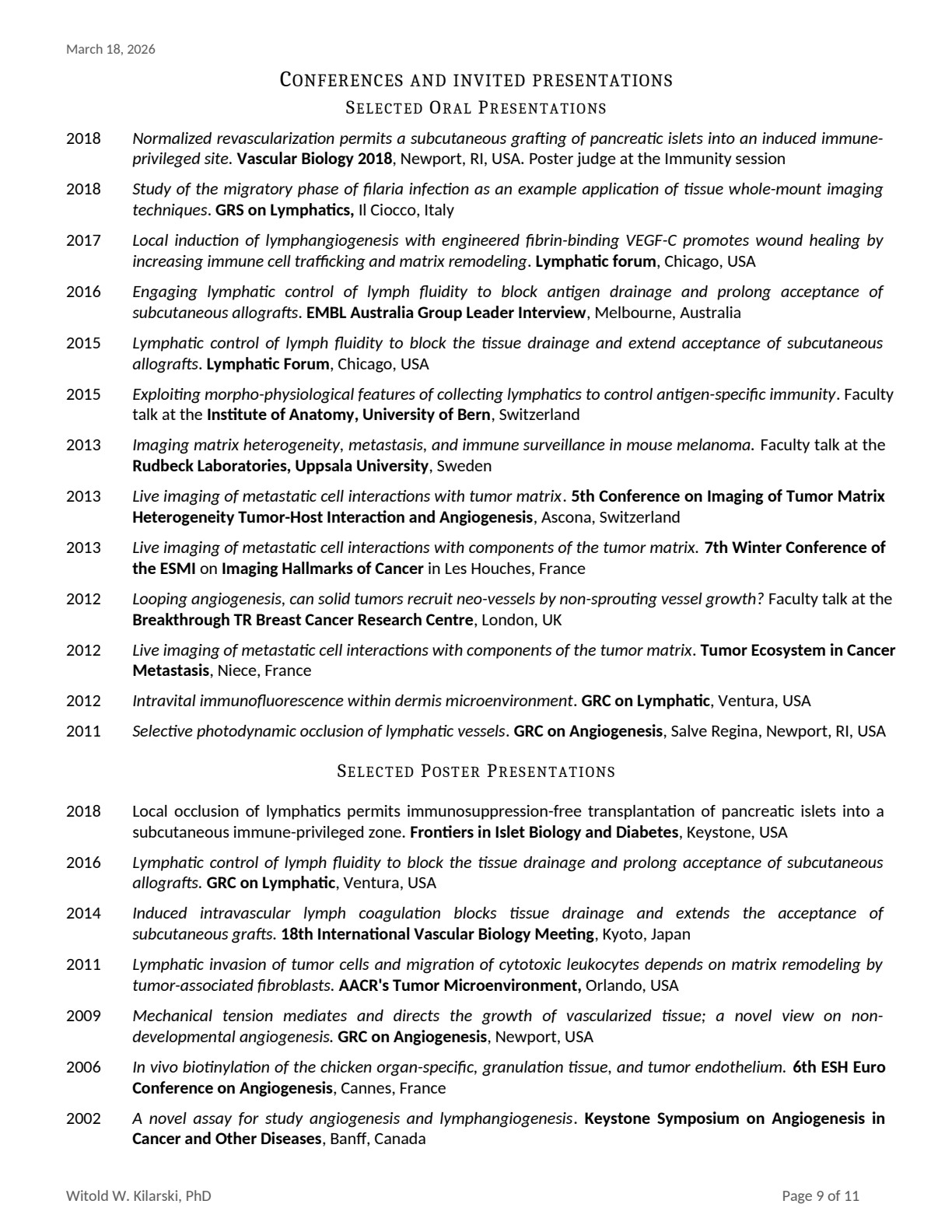 CV page 9