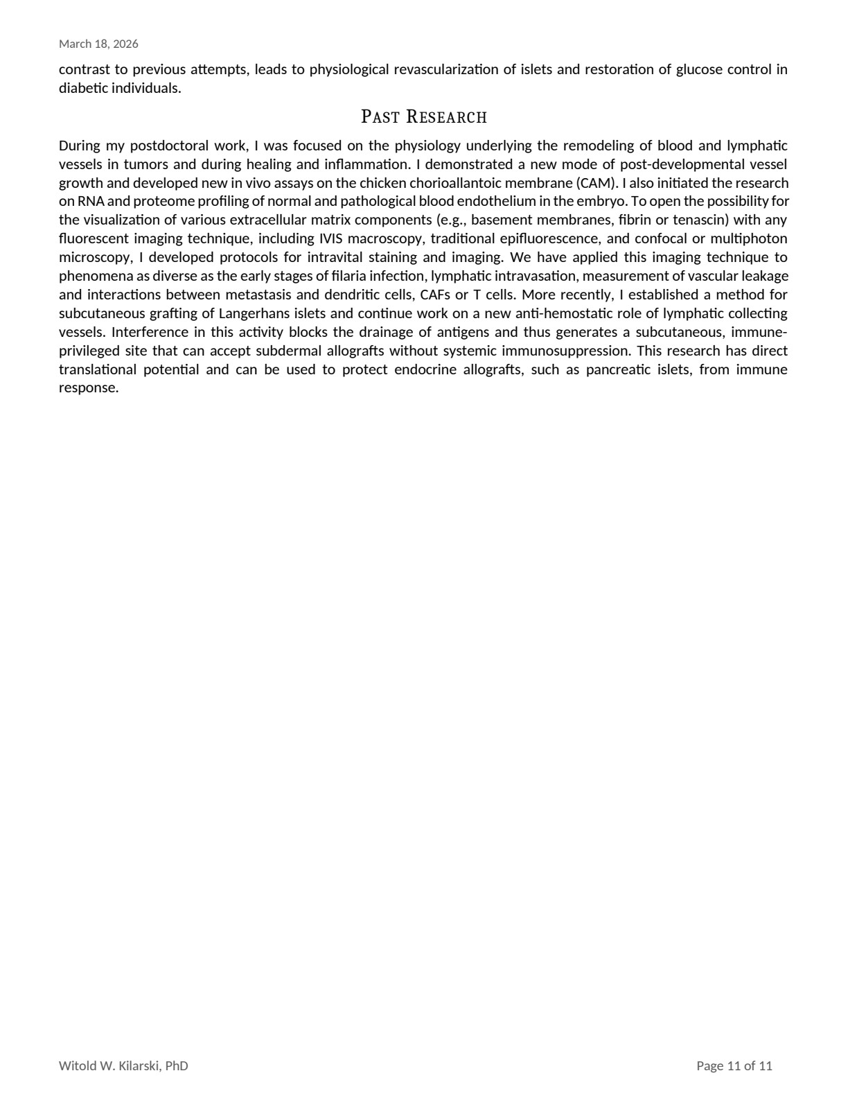CV page 11